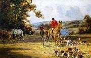 unknow artist Classical hunting fox, Equestrian and Beautiful Horses, 193. oil painting reproduction